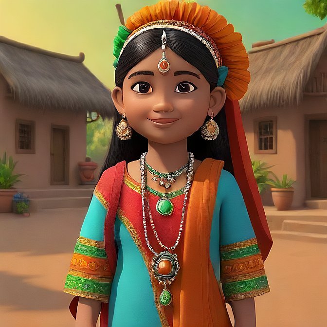 3D cartoon character art